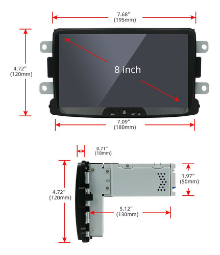 Android 10 Radio De Coche Gps Para Renault Duster / Sandero