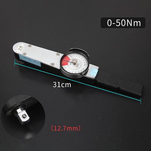 Para Chave De Torque Com Mostrador Profissional 1/2 0-50nm