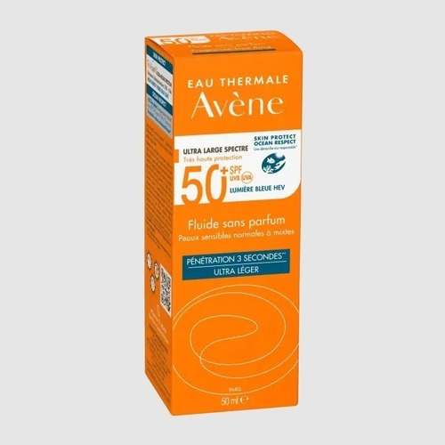 Avene Fluido Ultra Sin Color Pieles Mixtas Fpf50+ X 50 Ml
