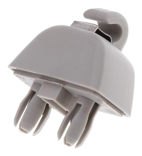 3 Soporte Para Gancho Clip Para Visera Gris 3 Gris 3