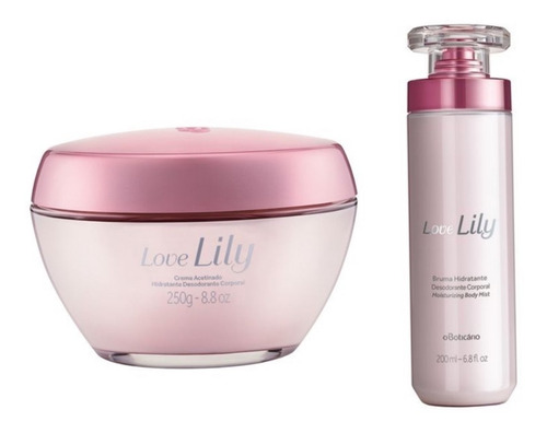 Kit Love Lily Essence Creme Acetinado E Bruma Hidratante