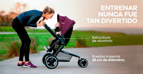Imagen 9 de 12 de Coche Travel System Carestino Ferro Verde