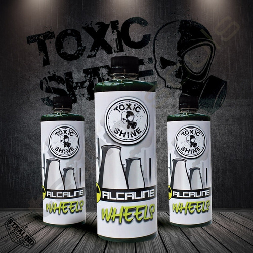 Imagen 2 de 9 de Toxic Shine | Kit / Combo De Lavado Llantas #01