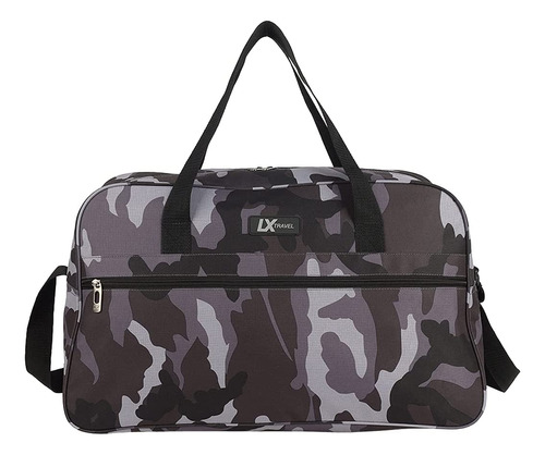 Bolsa Feminina Grande Mala De Viagem Lx Travel Cor Camuflado