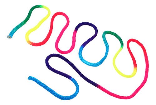 Cuerda De Entrenamiento Para Gimnasia Rítmica, Color Arcoíri