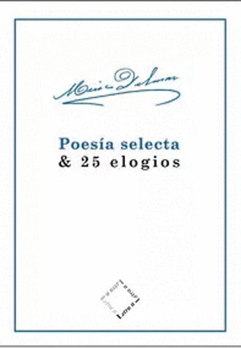 Libro Poesia Selecta & 25 Elogios