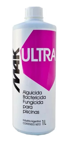 Alguicida Bactericida Mak Ultra Pileta Piscina Boya 1 