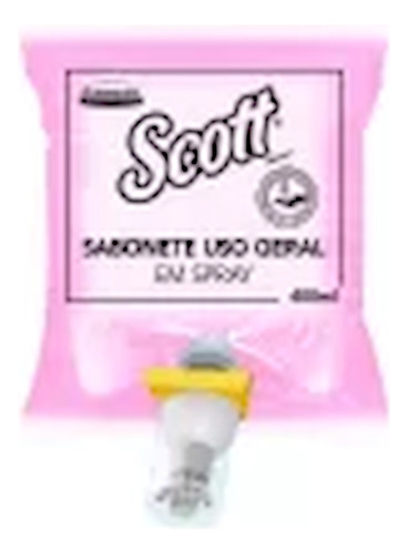 Sabonete Spray Uso Geral Scott Refil Kit C/ 6 Un 400ml