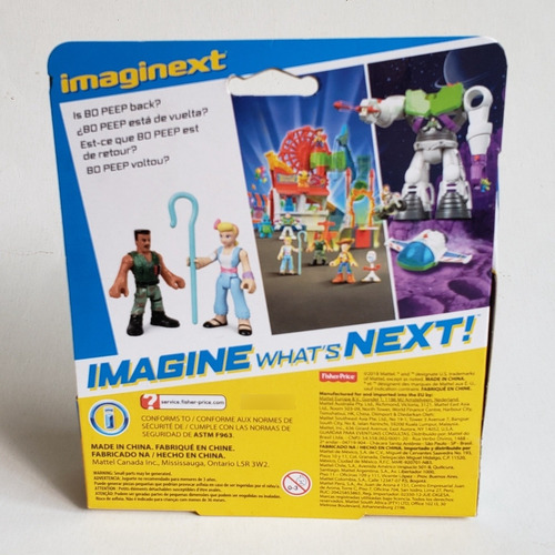 Boa Peep E Combat Carl Toy Story Mattel Imaginext