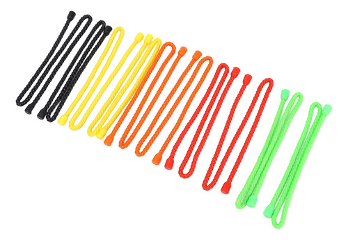 Juego De 10 Cables De Silicona Multiusos De 18 Pulgadas Y 5