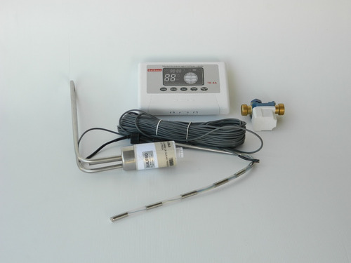 Imagen 1 de 1 de Controlador Digital Tk8 C/valvula Selenoide Termosolar Cba