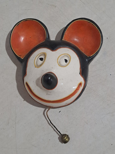 Antiguo Mickey De Cerámica Para Colgar