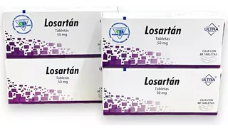 Losartan Ultra (4 Cajas) De 50mg C/30 Tabs C/u