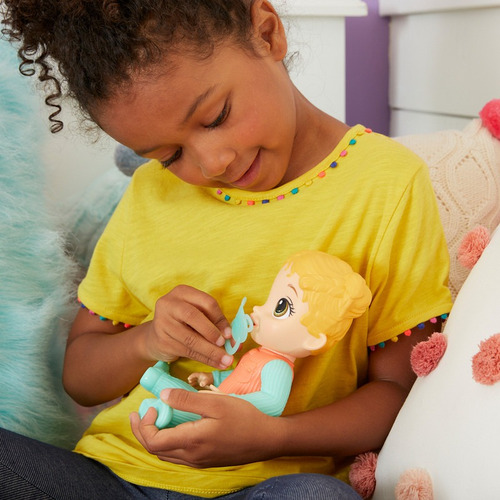 Muñeca Baby Alive Sueño Y Abrazos Cabello Rubio 24 Cm