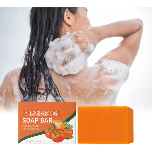 Sabonete Em Barra De Caqui L Para Controle De Odor Corporal,