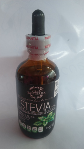 Stevia Líquida Villa Santerra No Amarga. 120  Ml C Envío 