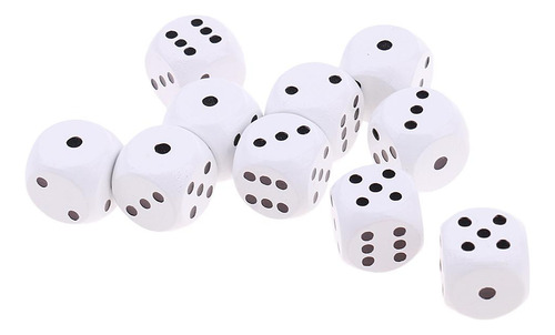40/conjunto Dados De Seis Lados De Madeira Dados