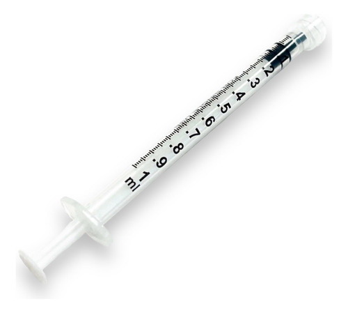Seringa Descartável Luer Lock 1ml Estéril (caixa De 100)