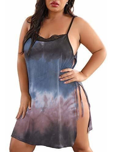 Xakalaka Lencería Babydoll De Encaje De Talla Grande Para Mu