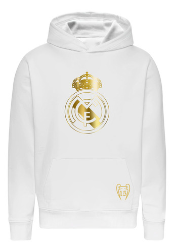 Poleron Real Madrid - Copa Champions 15 - Vini Jr - Equipo Futbol - Campeones - Hala Madrid - Estampaking