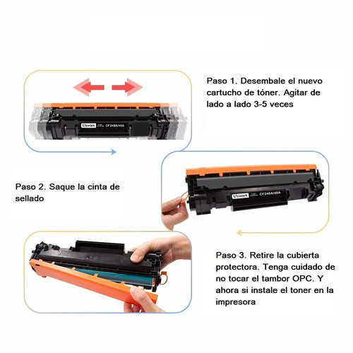 Imagen 3 de 3 de Cartucho Alternativo 48a Cf248a 248a / M28w M15w M28a M28w
