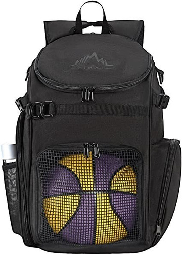 Gohimal Basketball Backpack, Large Sports Bag With Ball Comp