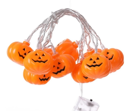 Guirnalda Luces Solar Guirnalda Adornos Halloween 10led 2mt 