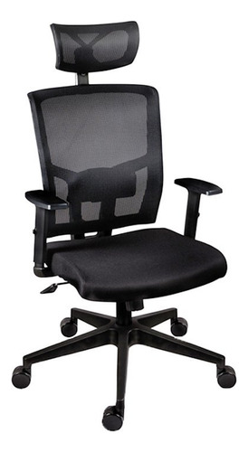 Silla Ejecutiva Con Cabecera Y Brazos Ajustables