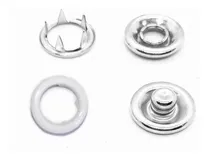 Comprar Broches Metálicos Doble Aro Blanco  9.5mm Pack De 100 Uds.
