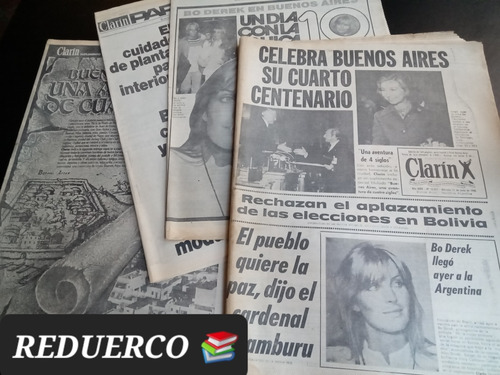 Diario Clarín 4° Centenario Buenos Aires Junio 1980 Suplemen
