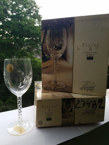 Copas Cristal D'arques France Fleury Epi 245ml 6 Unidades