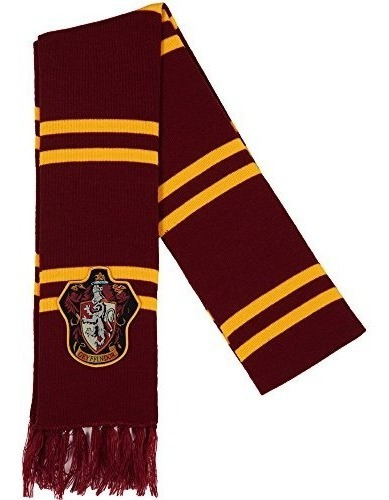 Harry Potter Bufanda De Gryffindor Parche De Tejer