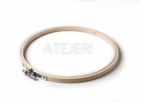 Imagen 6 de 9 de Bastidor De Bambú Para Bordar Con Tornillo De 7.5 Cm