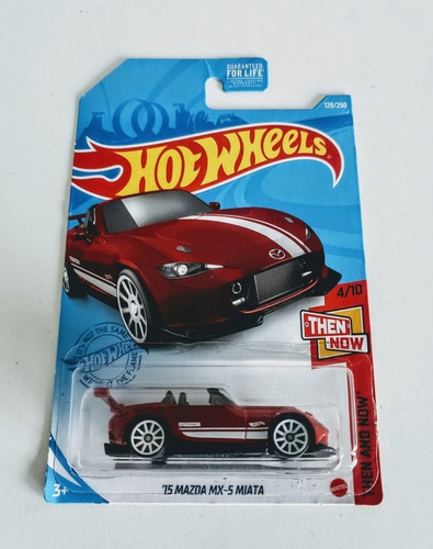 Hot Wheels Mazda Mx-5 Miata 2015 Then And Now 2021 4/10