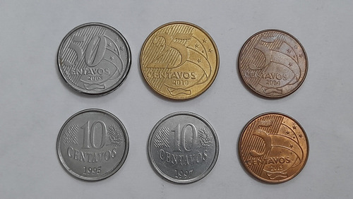 Colección Monedas Brasil Centavos X6