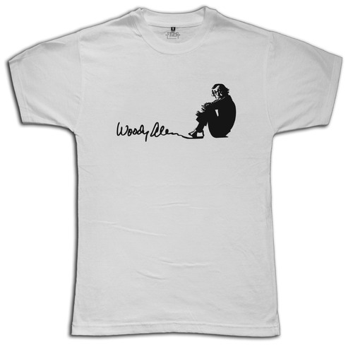 Remera Woody Allen Hombre Mujer Niño Talles Algodon Estampa