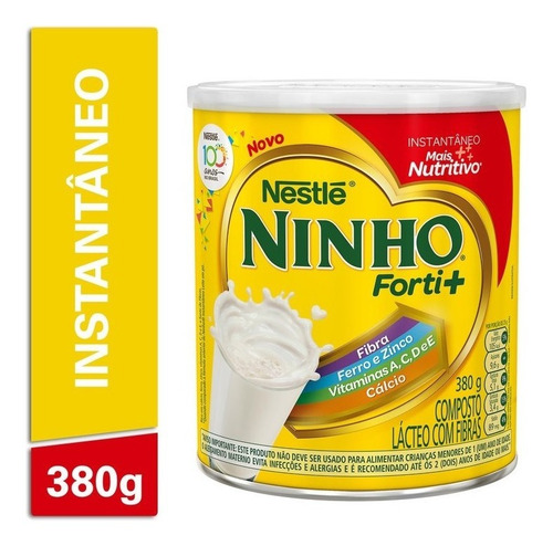 Imagem 2 de 7 de Ninho Instantâneo Forti+ Lata 380g