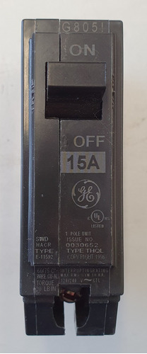 Imagen 5 de 9 de Pastilla Eléctrica General Electric Thql 1115