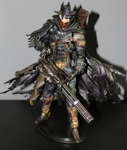 Batman Cowboy Wild West Play Arts Kai Bootleg (com Extras)