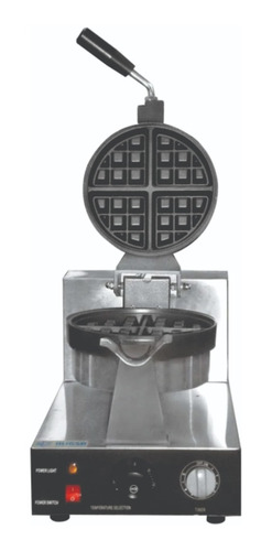 Wafflera Belga Giratoria Sencilla Acero Uwbx-1 Marca Migsa