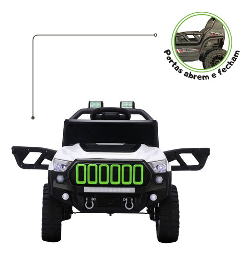 Jipe Titan Xr Carrinho Com Controle Remoto Pedal Sons Luz