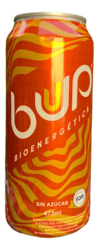  Bebida Bioenergética,  Sin Azúcar, Sin Sellos, Marca Buup