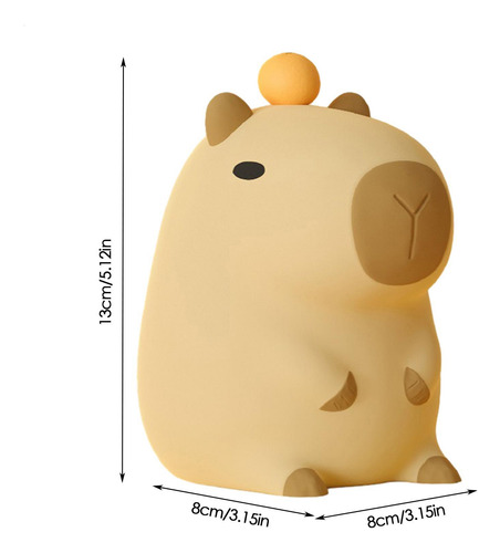 Capybara Night Light Animal Light Usb Rechargeable Capybara