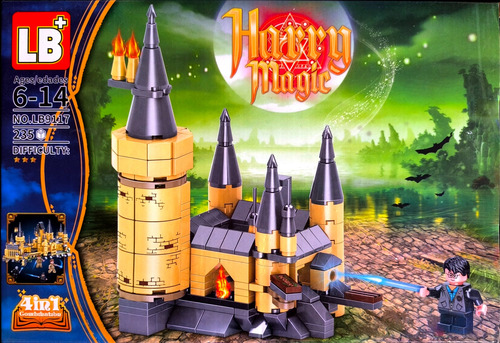 Bloques Para Armar Harry Magic Magician Packx4 Lb 9117 981pz 981 Harry Magic Magician