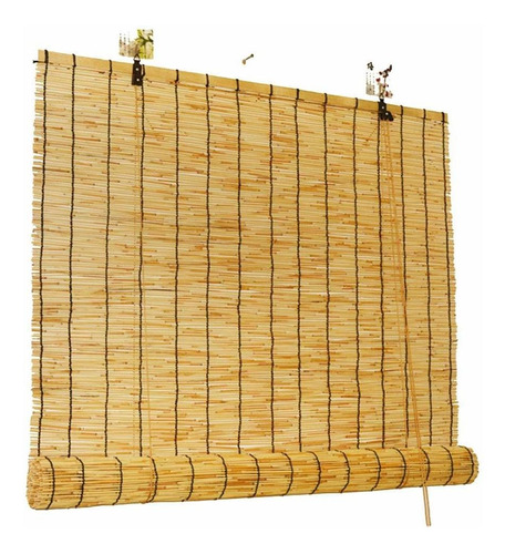 F-xw Persiana Enrollable Bambu Para Ventana Cualquier