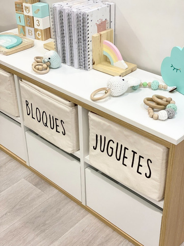 Organizador De Juguetes Estilo Montessori Con Cajones