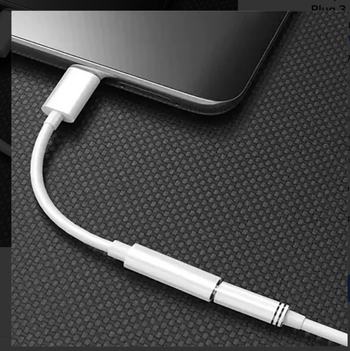 Adaptador Auricular Usb C Plug 3.5mm Para Iphone Samsung Blanco