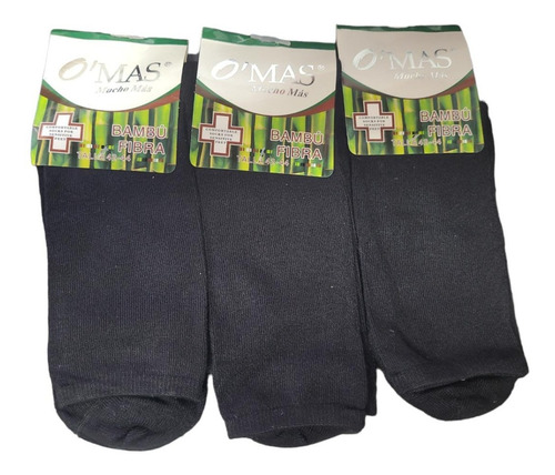 X6 Pares De Calcetines De Vestir Hombre Con Fibra De Bambu