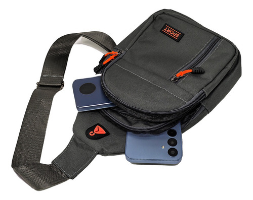 Joyee Mochila Pechera Impermeable Gris Oscuro