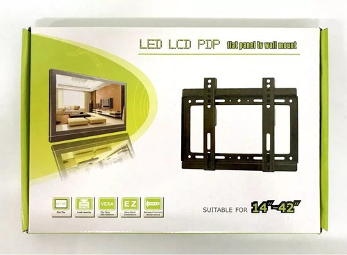 Soporte Tv Lcd Led Plasma De 14 A 42 Fijo Hasta 25kg